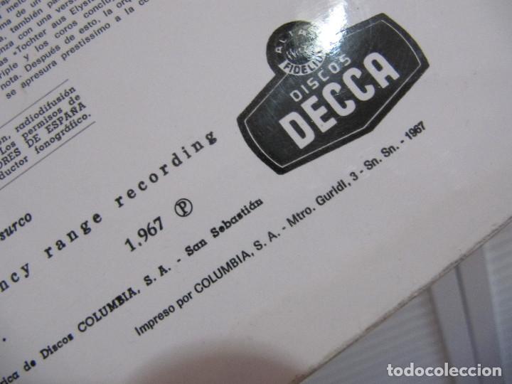 Discos de vinilo: Beethoven symphony #9 choral 1967 SPAIN - Foto 3
