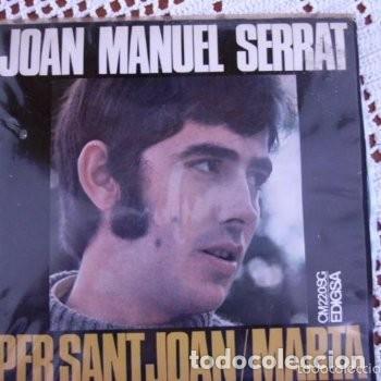 Discos de vinilo: Joan Manuel Serrat Per Sant Joan EP 1968 - Foto 1