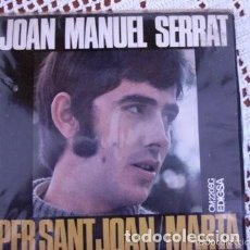 Discos de vinilo: JOAN MANUEL SERRAT PER SANT JOAN EP 1968