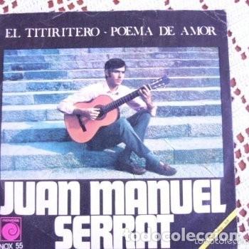 Discos de vinilo: Juan Manuel Serrat El titiritero EP 1968 - Foto 1