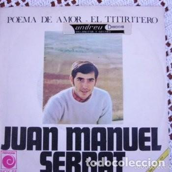 Discos de vinilo: Juan Manuel Serrat El titiritero EP 1968 - Foto 2