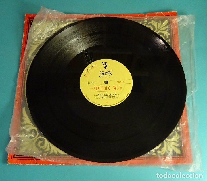 Discos de vinilo: YOUNG AX. THE FOUNDATION. SOMETHING LIKE THIS. PROLL - GROOVEATTACK - Foto 3