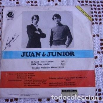 Discos de vinilo: Juan & Junior La caza EP 1967 - Foto 2