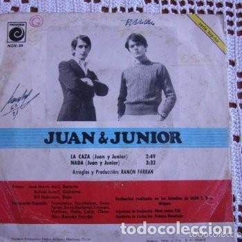 Discos de vinilo: Juan & Junior La caza EP 1967 - Foto 2