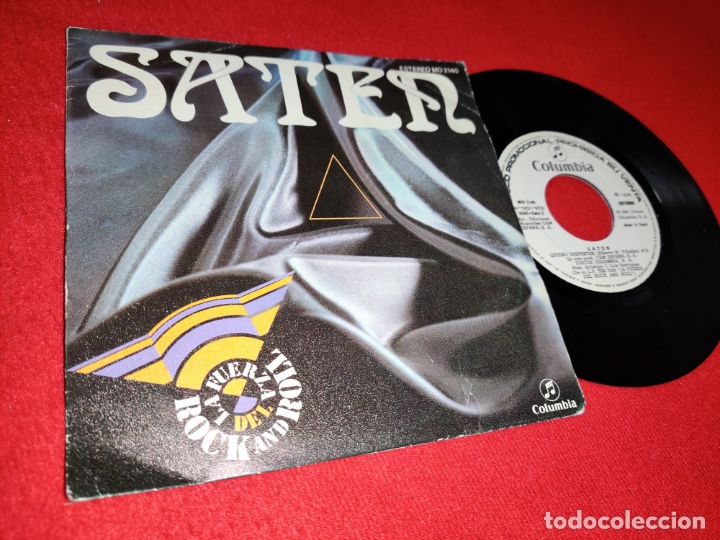 Disques de vinyle: SATEN La fuerza del rock and roll/Quiero despertar 7 SINGLE 1982 Columbia PROMO