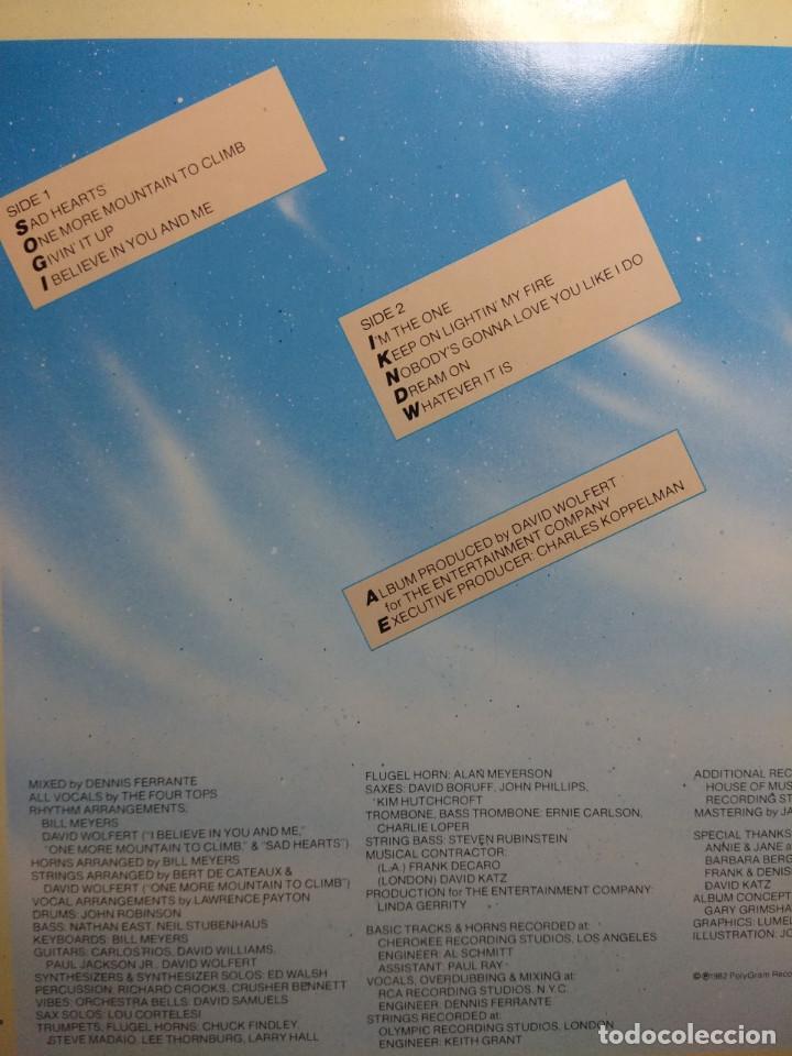 Discos de vinilo: LP THE  FOUR TOPS : ONE MORE MOUNTAIN - Foto 2