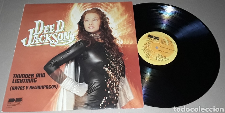 Discos de vinilo: LP - DEE D. JACKSON - THUNDER AND LIGHTNING - DEE D. JACKSON - RAYOS Y REL&Aacute;MPAGOS - Foto 1