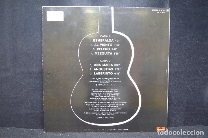 Discos de vinilo: MANOLO SANLUCAR - AL VIENTO - LP - Foto 2