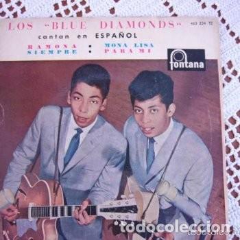 Discos de vinilo: Los blue diamonds Ramona EP 1961 - Foto 1