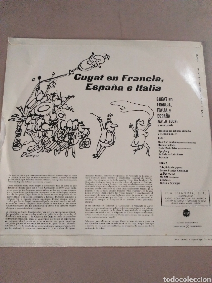 Discos de vinilo: Xavier Cugat - Foto 2