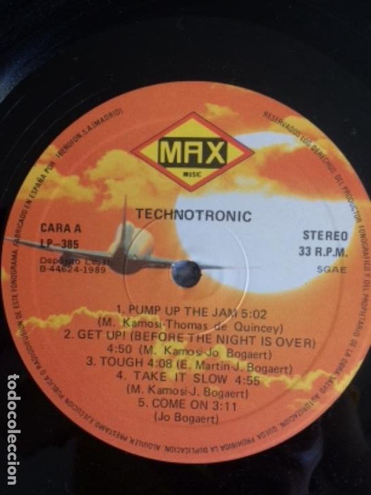 Discos de vinilo: Technotronic pump up the jam- LP - Foto 4