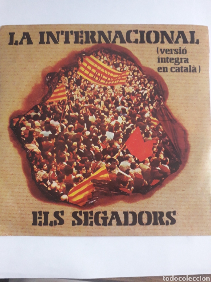Discos de vinilo: La Internacional y Els Segadors. Singles - Foto 1
