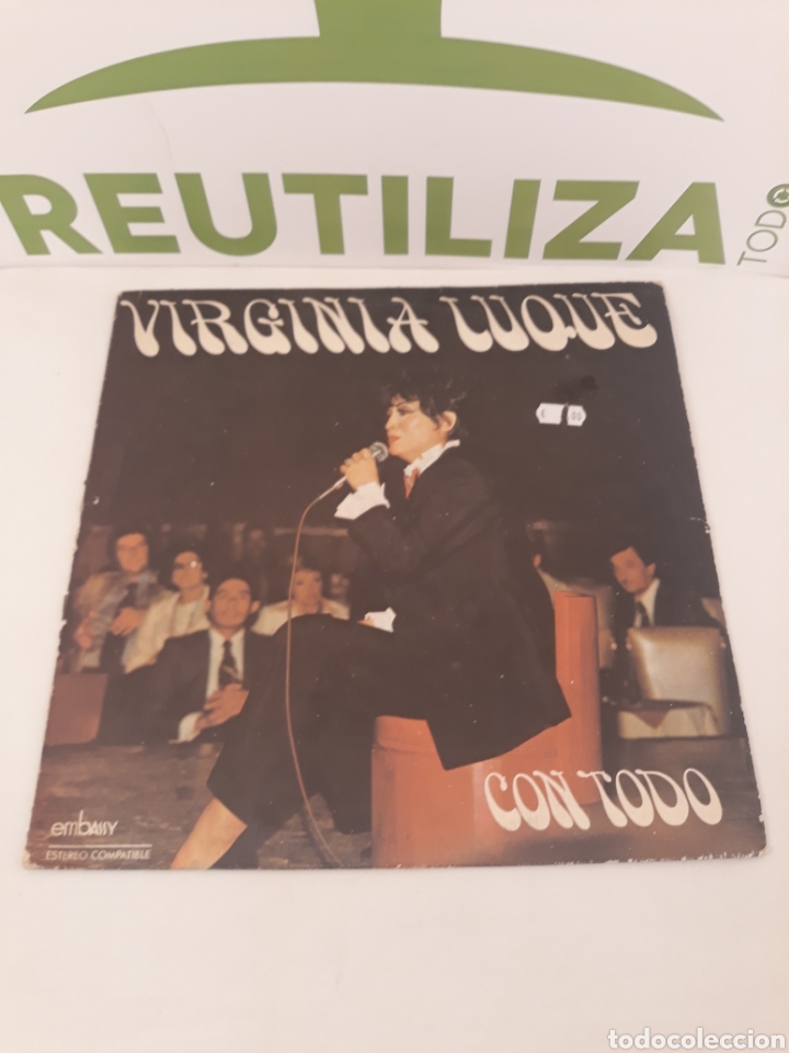 Vinyl records: Virginia luque.Con todo.Argentina.LP.