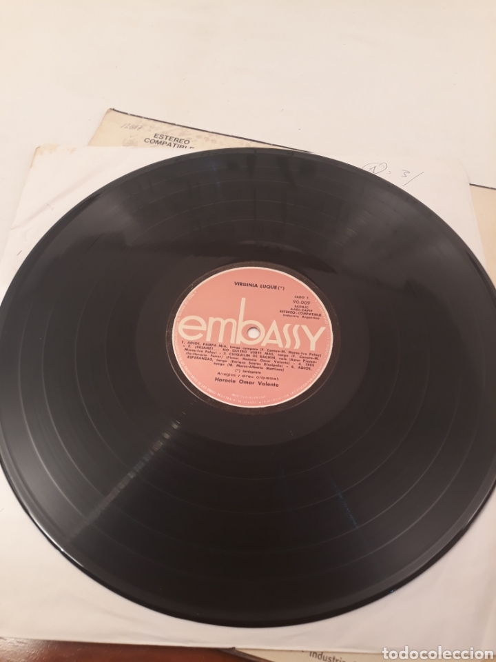 Discos de vinilo: Virginia luque.Con todo.Argentina.LP. - Foto 4