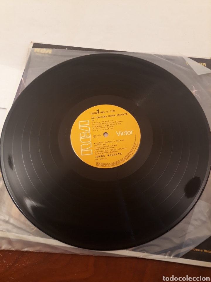 Discos de vinilo: Jorge negrete.mexico.LP. - Foto 3