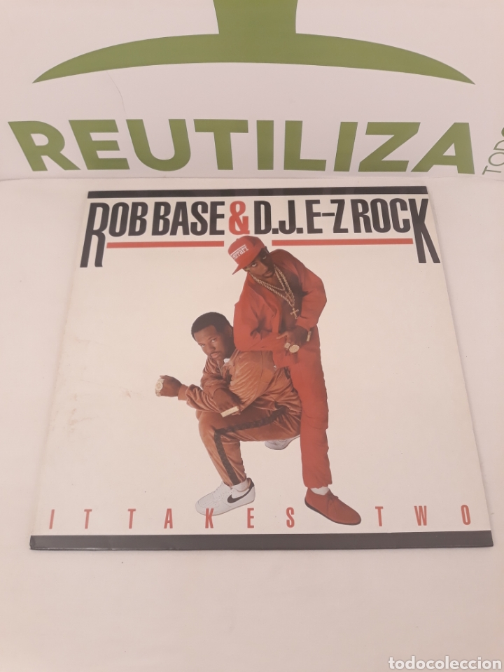 Discos de vinilo: Rob base & D.J.E-Z rock.It takes two.LP - Foto 1