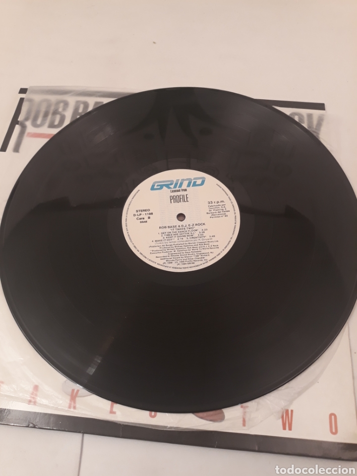 Discos de vinilo: Rob base & D.J.E-Z rock.It takes two.LP - Foto 3