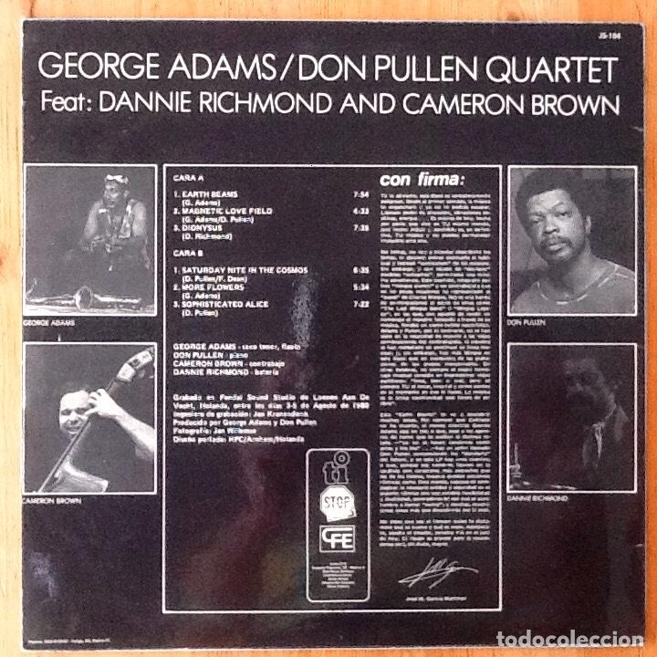 Discos de vinilo: GEORGE ADAMS / DON PULLEN QUARTET : EARTH BEAMS [TIMELESS - ESP 1983] LP - Foto 2