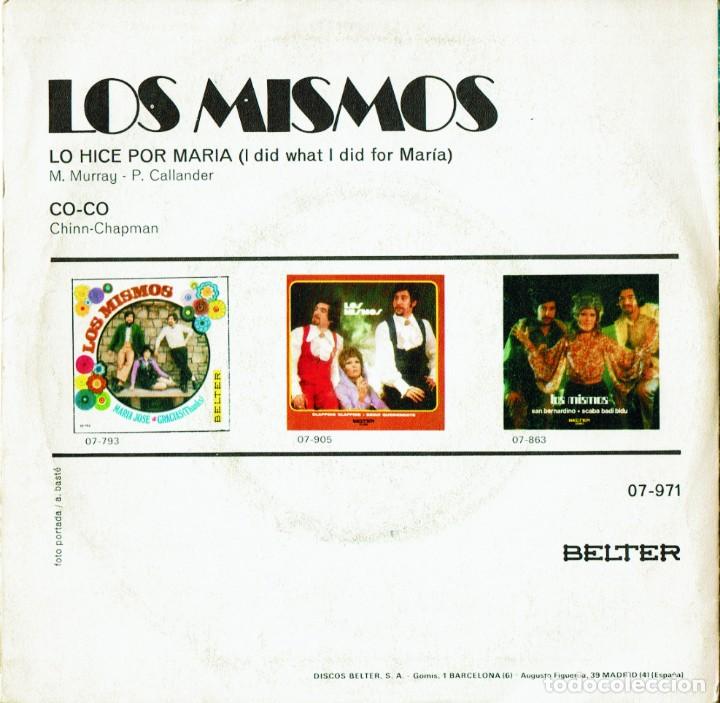 Discos de vinilo: Los Mismos - CO CO - Foto 2