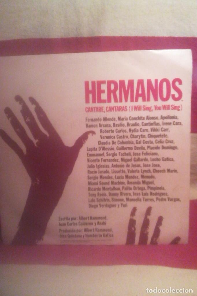 Discos de vinilo: HERMANOS - CANTAR&Eacute; , CANTAR&Aacute;S . - Foto 1