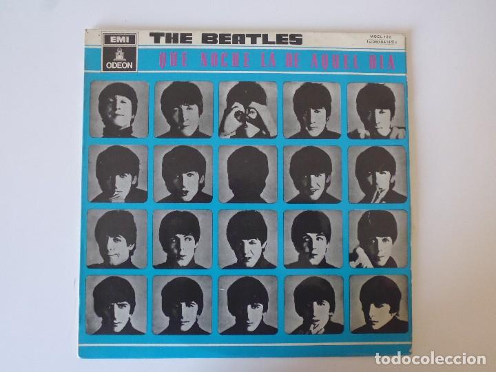 Discos de vinilo: THE BEATLES. QUE NOCHE LA DE AQUEL DIA. - Foto 1