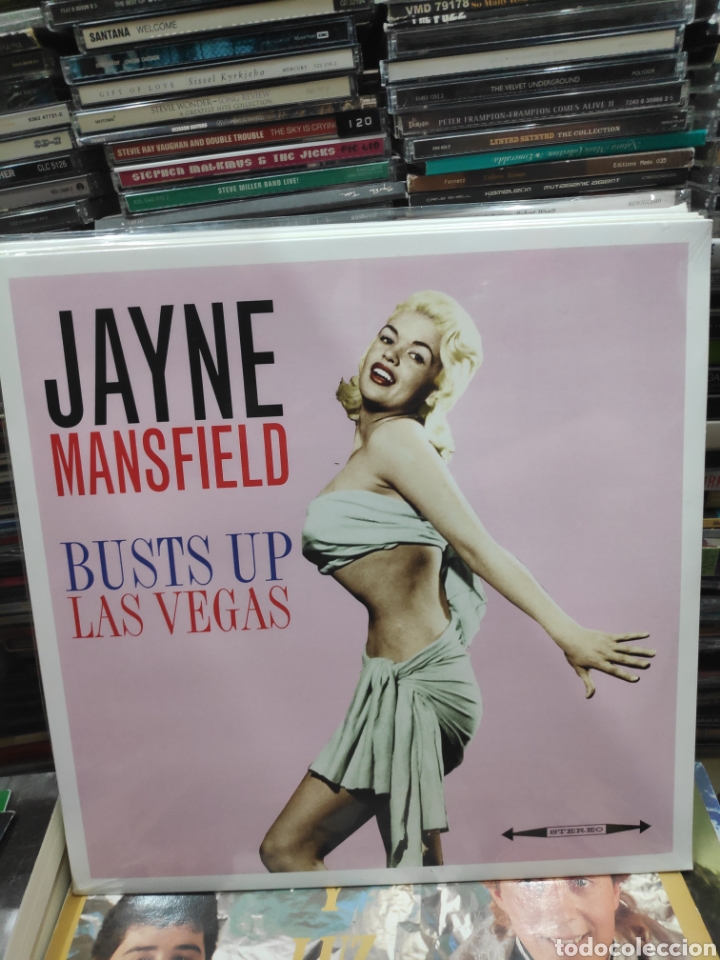 Discos de vinilo: Jayne Mansfield busts up Las Vegas - Foto 1
