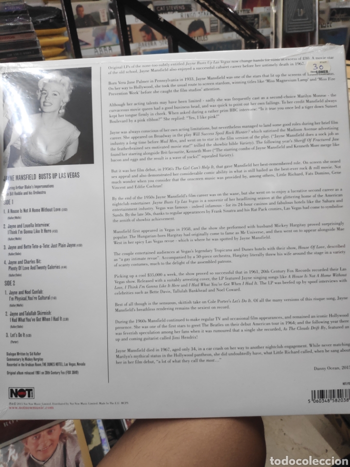 Discos de vinilo: Jayne Mansfield busts up Las Vegas - Foto 2