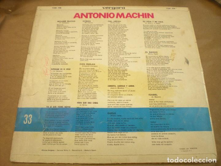 Discos de vinilo: ANTONIO MACHIN - Foto 5