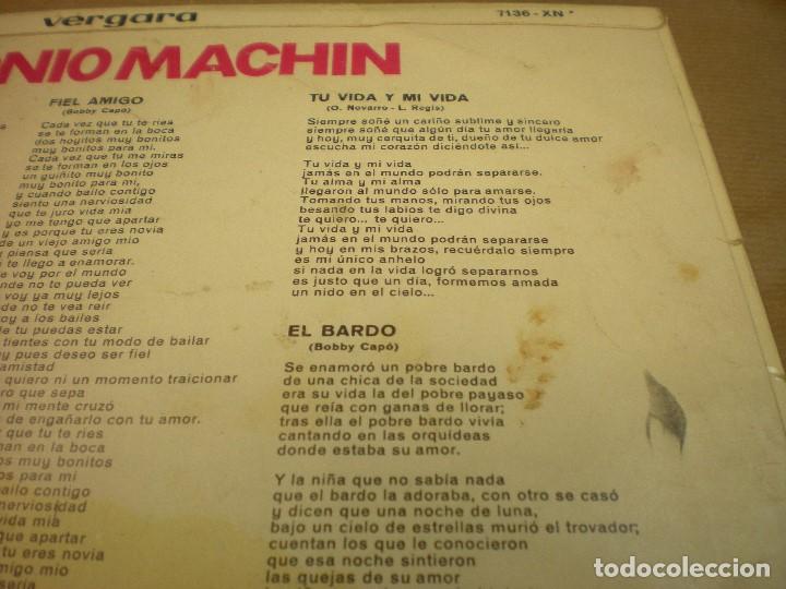 Discos de vinilo: ANTONIO MACHIN - Foto 7