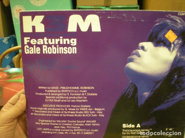 Discos de vinilo: K3M. FEATURING GALE ROBINSON. I`M FREAKY REMIX. MAXI SINGLE - Foto 3