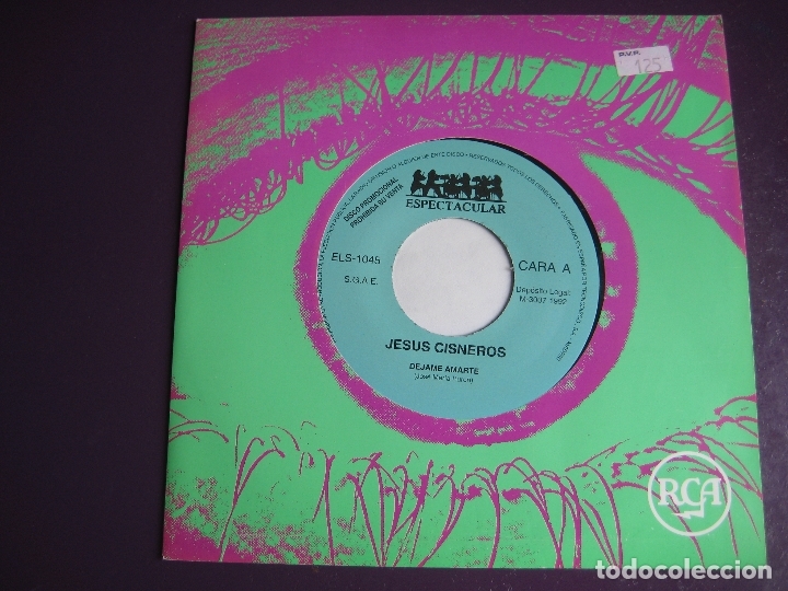 Dischi in vinile: JESUS CISNEROS Sg ESPECTACULAR PROMO 1992 - dejame amarte CARA B LISA - HOJA PROMO