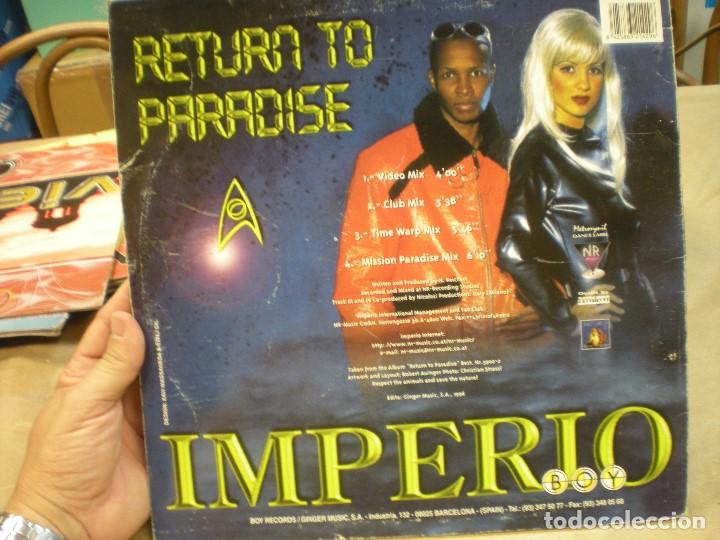 Discos de vinilo: IMPERIO. RETURN TO PARADISE. BOY RECORDS - Foto 2