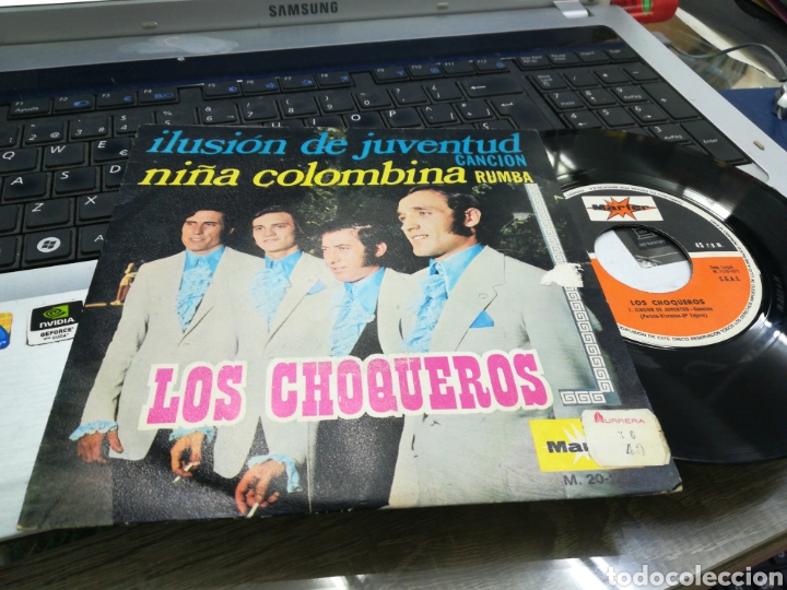 Discos de vinilo: Los choqueros single ilusi&oacute;n de juventud 1971 - Foto 1