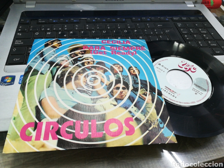 Discos de vinilo: Circulos single promocional Cecilia 1970 - Foto 1