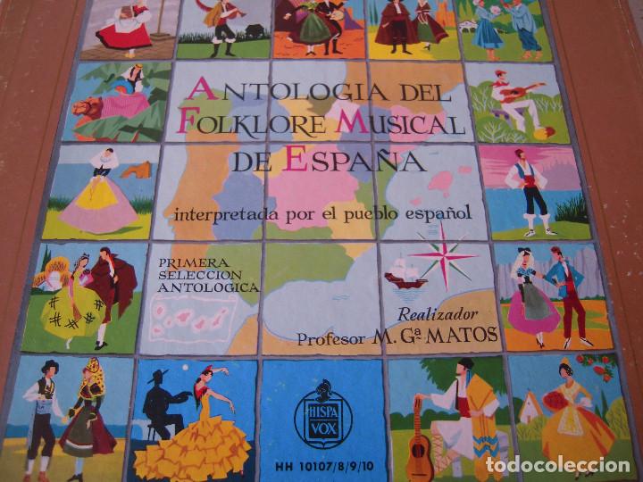 Discos de vinilo: Antolog&iacute;a del Folklore Musical de Espa&ntilde;a - Foto 2