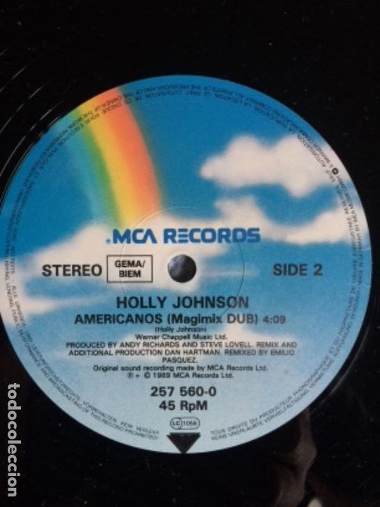 Discos de vinilo: Holly johnson americanos-maxi - Foto 5
