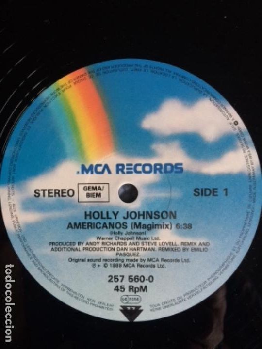 Discos de vinilo: Holly johnson americanos-maxi - Foto 6