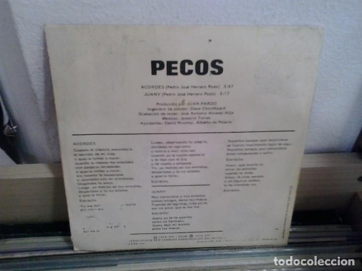 Discos de vinilo: LMV - Pecos. Acordes. Epic 1978, ref. EPC 6913 - Foto 2