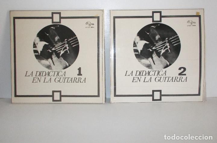 Discos de vinilo: LA DID&Aacute;CTICA EN LA GUITARRA 2 Lps (1 y 2) Demetrio Ballesteros NM/EX NM/VG++ 1973