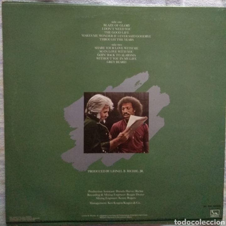 Discos de vinilo: Kenny Rogers&nbsp;?&ndash;&nbsp;Share Your Love - Foto 2
