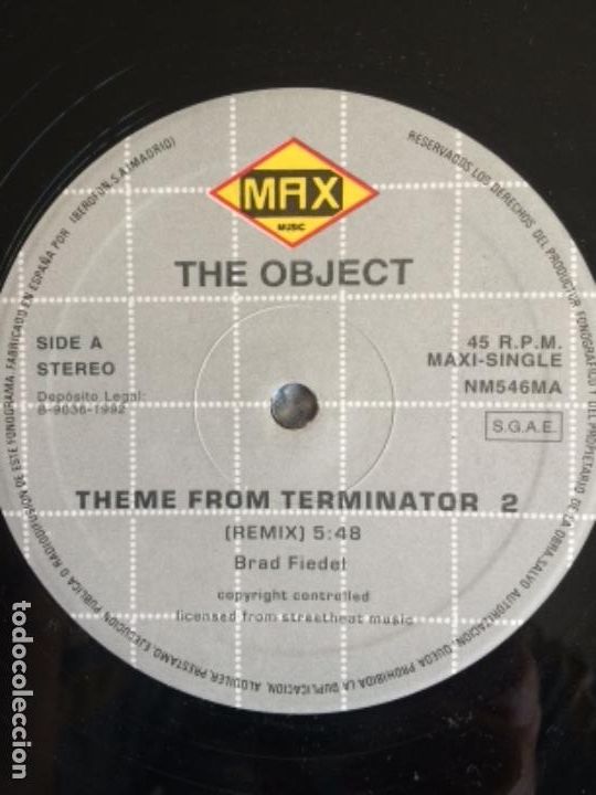 Discos de vinilo: The Object - Terminator 2 ( Dance Theme ) - Foto 7