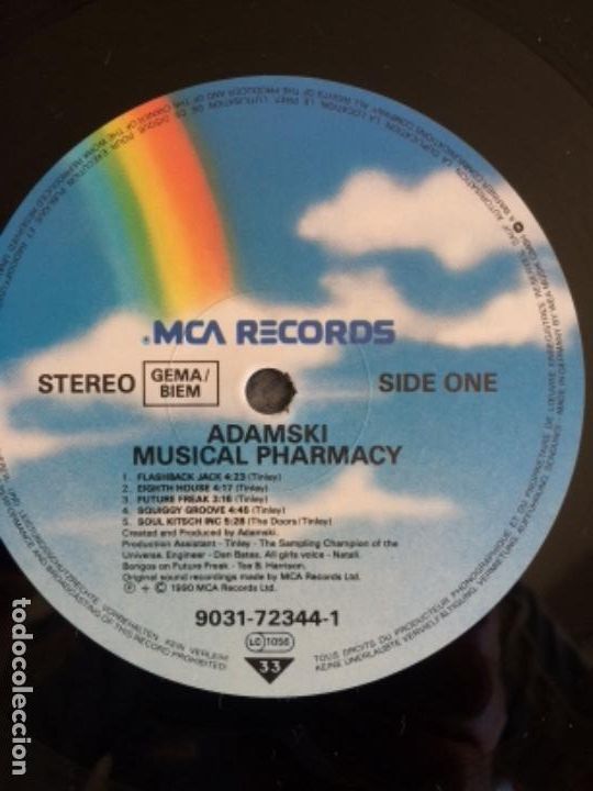 Discos de vinilo: Adamski musical pharmacy-LP - Foto 5
