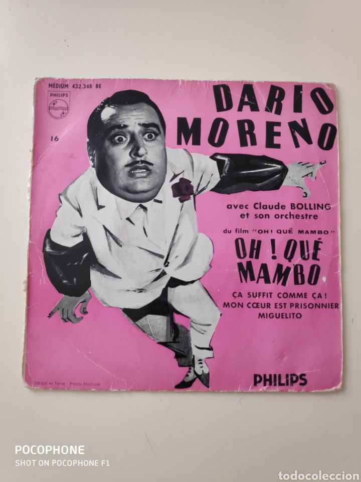 Discos de vinilo: CR Dario Moreno Oh que mambo! - Foto 1