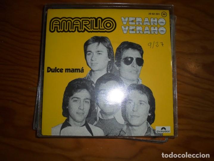 Discos de vinilo: AMARILLO. VERANO, VERANO / DULCE MAMA. POLYDOR, 1976. IMPECABLE - Foto 1