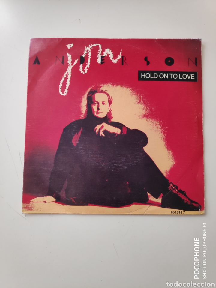 Discos de vinil: CR JON ANDERSON - Hold on to love (SINGLE PROMOCIONAL ESPA&Ntilde;OL)