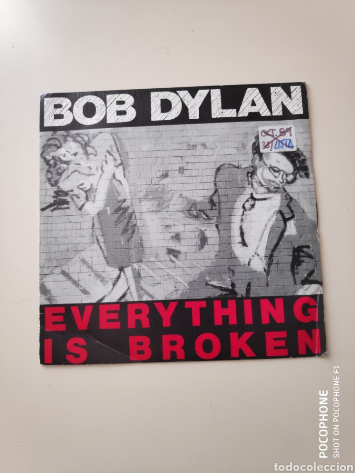 Discos de vinilo: CR Bob Dylan - Everything Is Broken ( S/Sided, Promo) Spain - Foto 1