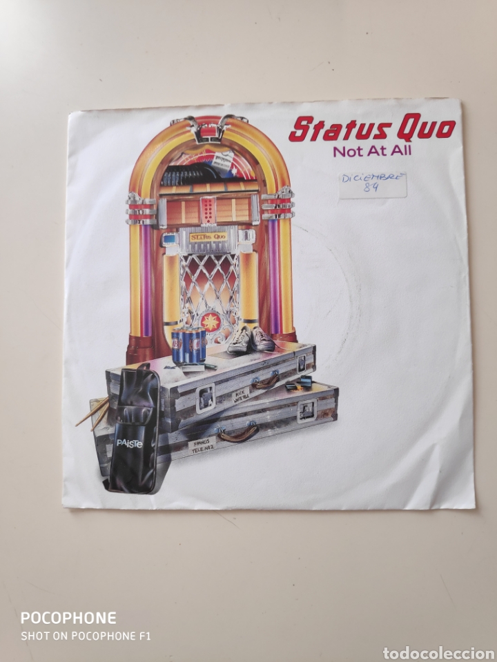 Discos de vinilo: CR STATUS QUO - NOT AT ALL - SINGLE - Foto 1
