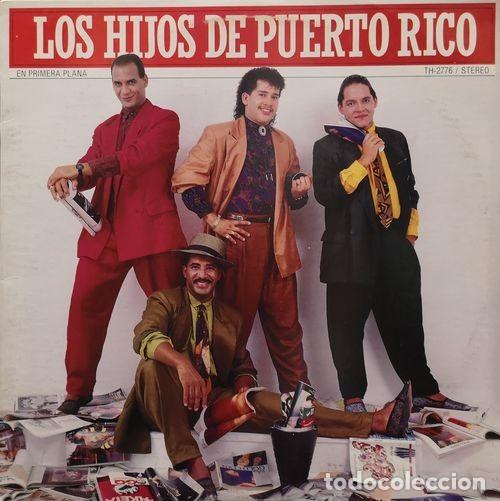 Disques de vinyle: LOS HIJOS DE PUERTO RICO - EN PRIMERA PLANA - LP DE VINILO EDICION ESTADOS UNIDOS - SALSA MERENGUE #