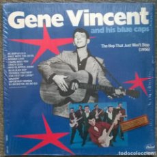 Discos de vinilo: GENE VINCENT. THE BOB THAT JUST WON'T STOP (1956). EMI CAPITOL, UK 1974 LP (ST-11287) 