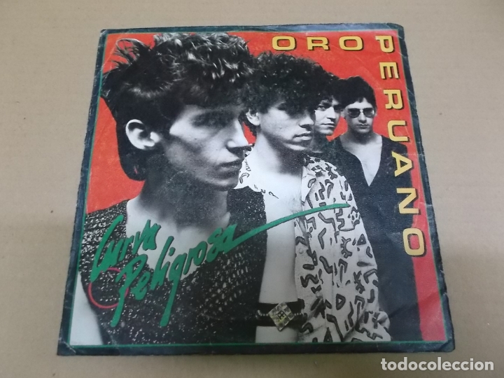 Disques de vinyle: CURVA PELIGROSA (SN) ORO PERUANO A&Ntilde;O &ndash; 1985 &ndash; PROMOCIONAL